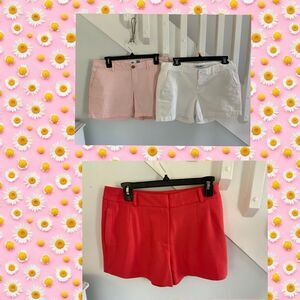 Lot x3  Women's Shorts Chino GAP Shorts Dress Shorts Forever 21 Size M 6